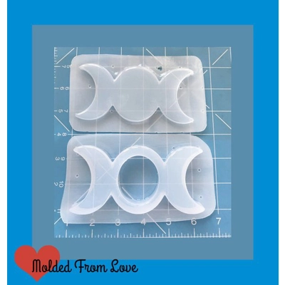 Triple Goddess Trinket Box Handmade Plastic Mold