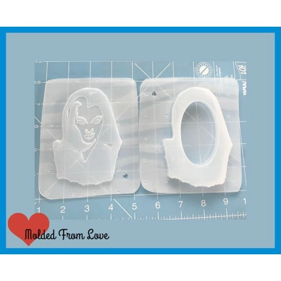 Lilly Munster Inspired Trinket Box handmade plastic mold