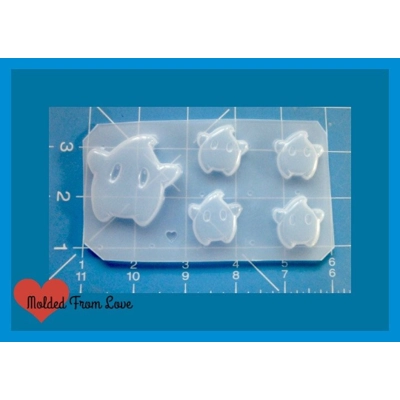 Luma Star and 4 small Luma Stars Handmade Plastic Mold Luma Star and 4 small Luma Stars Handmade Plastic Mold