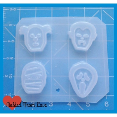 Horror Movie Emoji Pallet 2 Handmade Plastic Mold Horror Movie Emoji Pallet 2 Handmade Plastic Mold