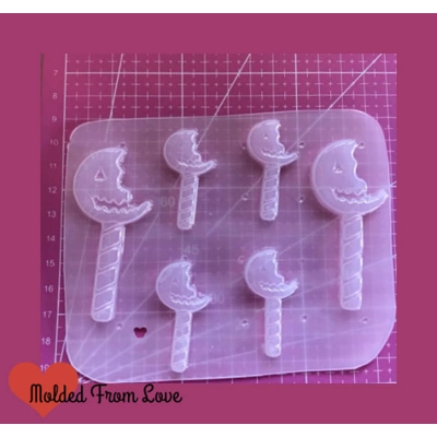 Pallet of 6 Sam's Lolly pop from Trick Or Treat handmade Plastic mold Pallet of 6 Sam's Lolly pop from Trick Or Treat handmade Plastic mold