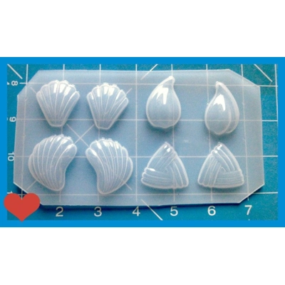 8 Retro Art Deco Style Earring Shapes  Flexible Plastic Handmade Resin Mold