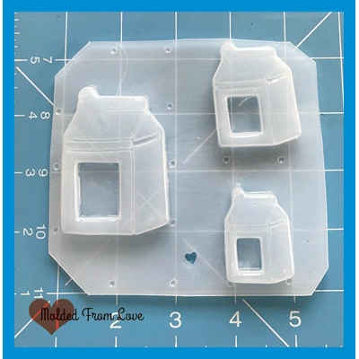 Kawaii Milk Carton handmade Plastic Mold Kawaii Milk Carton handmade Plastic Mold