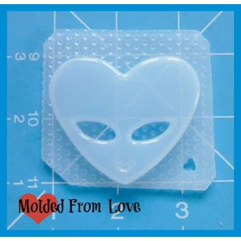 Alien Heart Handmade Plastic..