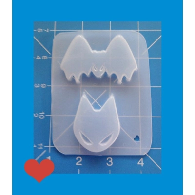 Alien Bat And Alien Cat Handmade Plastic Mold
