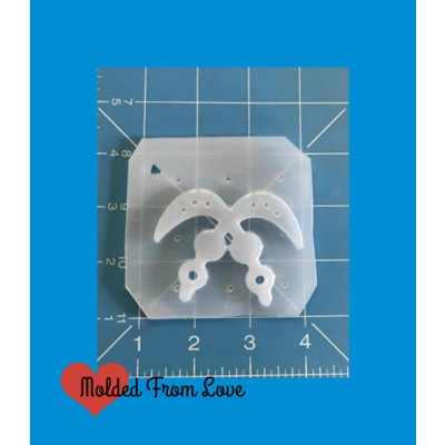 Akofena African Symbol Handmade Plastic Mold