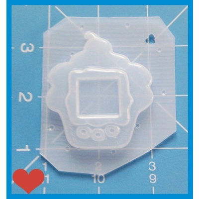 Cupcake Tamogotchi handmade Plastic Mold