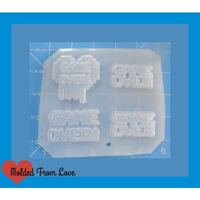 Game Over Pallet Handmade Plastic Mold Game Over Pallet Handmade Plastic Mold