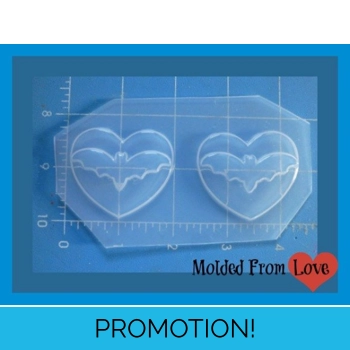 2 hearts with Bats..