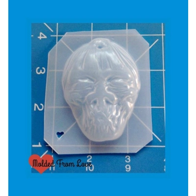 Retro Voo Doo Shrunken Head handmade Plastic Mold Retro Voo Doo Shrunken Head handmade Plastic Mold