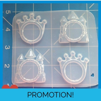 2 Castles 2 Crowns Bezel set..