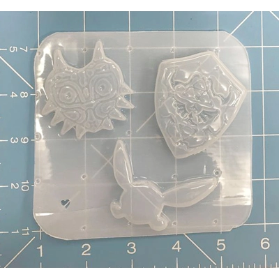 Zelda Trio- Shield Mask snitch handmade plastic mold Zelda Trio- Shield Mask snitch handmade plastic mold
