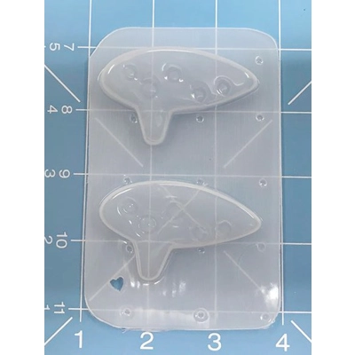 Set of 2 Ocarinas Handmade Plastic Mold Set of 2 Ocarinas Handmade Plastic Mold