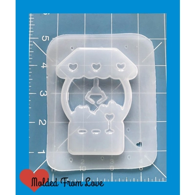 XL Kawaii Claw Machine Handmade Plastic Mold XL Kawaii Claw Machine Handmade Plastic Mold