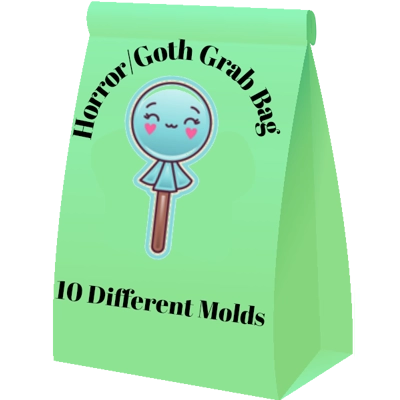 10 Mystery Horror/Goth Theme Style Molds Grab Bag I chose- No Duplicates! 10 Mystery Horror/Goth Theme Style Molds Grab Bag I chose- No Duplicates!