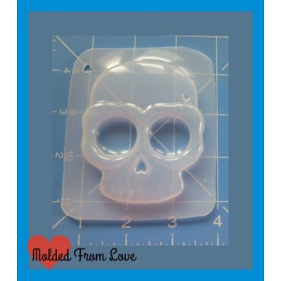 Skull Shape 2 Finger Brass Knuckles Handmade Plastic Mold