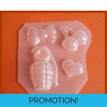 Cherry Bomb Handmade Plastic..