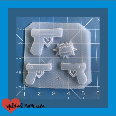 Love Guns Pallet Handmade Plastic Mold