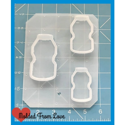 Kawaii Yakult Bottle Open Bezel Shaker Style Handmade Plastic Mold Kawaii Yakult Bottle Open Bezel Shaker Style Handmade Plastic Mold