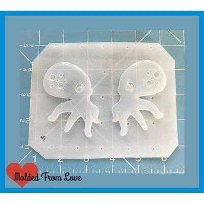 Pair Left and Right Octos Handmade Plastic Mold