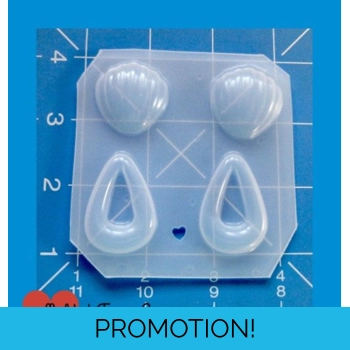 2 Scalloped Shells..