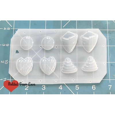 Retro Earring Pallet 40 Handmade Plastic Mold