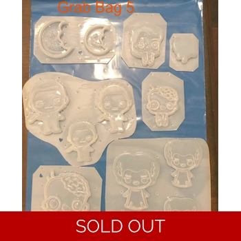 Grab Bag 5 Horror Theme Molds