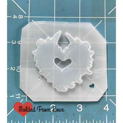 Unicorn Heart Handmade Plastic Mold