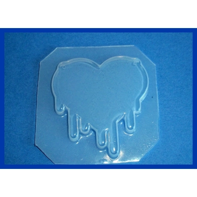 The Original Drippy Heart Handmade Plastic Mold The Original Drippy Heart Handmade Plastic Mold