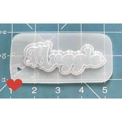 Muggle Layered Word Handmade Plastic Mold