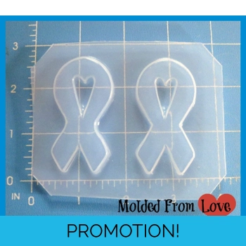 set of 2 Awareness Ribbons w..