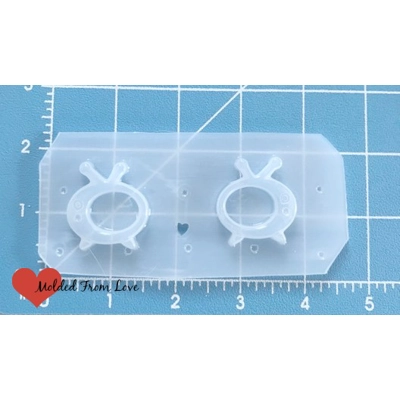 set of 2 small Roundy Retro Tvs Left and Right Handmade mold set of 2 small Roundy Retro Tvs Left and Right Handmade mold