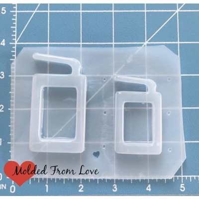 Kawaii Juicebox Open Bezel Shaker Plastic Mold Kawaii Juicebox Open Bezel Shaker Plastic Mold