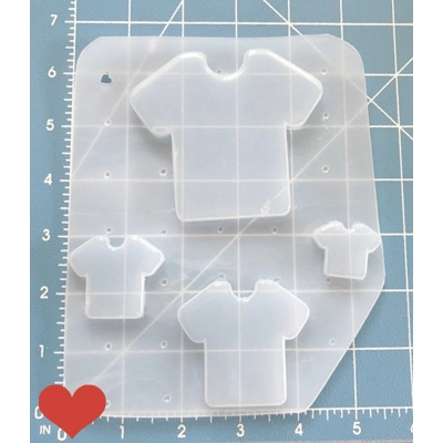 Pallet of 4 Sports Jerseys or Tee Shirt Handmade Plastic Mold Pallet of 4 Sports Jerseys or Tee Shirt Handmade Plastic Mold
