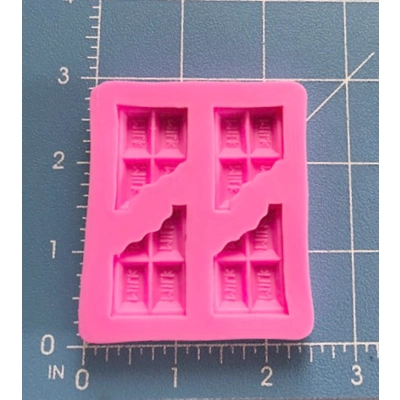 4 Kawaii Bitten Chocolates Silicone Mold