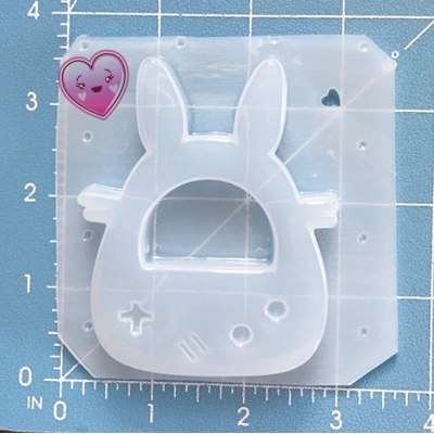 totoro Shape Gameboy Open Bezel Shaker Handmade Plastic Mold