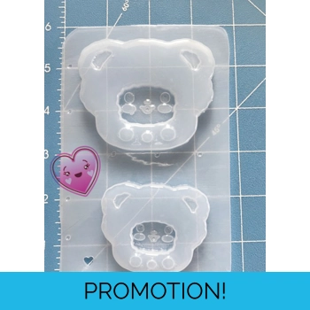 2 Kawaii Chibi Fluffy Bear h..