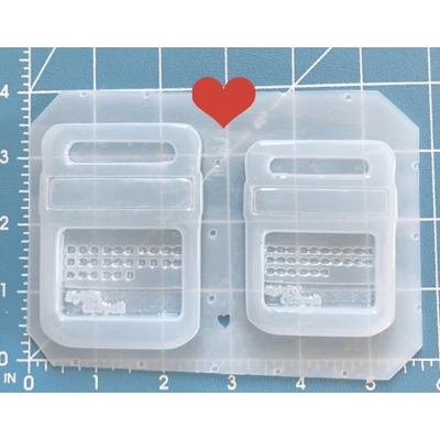 Retro Speak And Spell Machine Open Bezel Shaker Handmade Plastic Mold Retro Speak And Spell Machine Open Bezel Shaker Handmade Plastic Mold