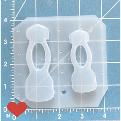 Pallet of 2 Retro Squeezit Bottle Shakers Handmade Plastic Mold