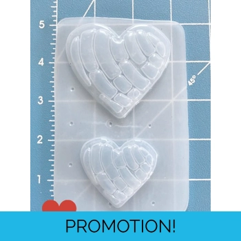 Set of 2 Heart Sha..