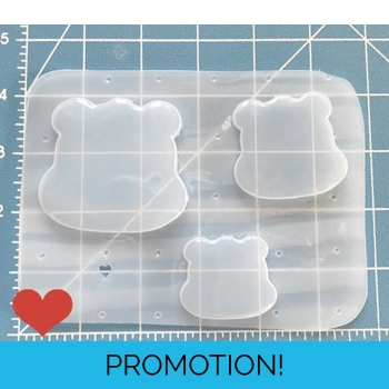 3 Kawaii Bear Head..