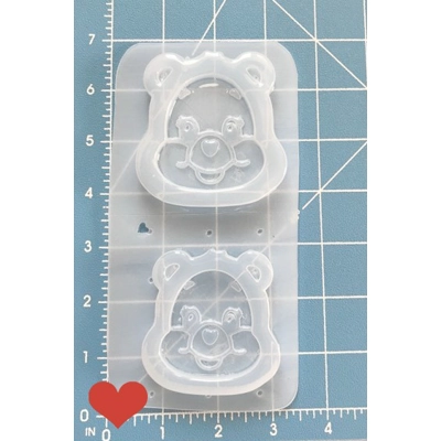 Retro Carebear Head Shaker Handmade Plastic Mold Retro Carebear Head Shaker Handmade Plastic Mold