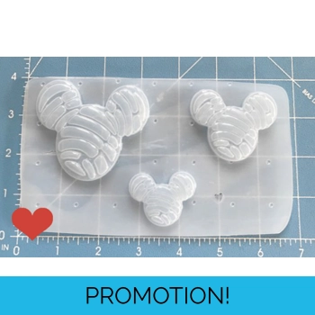 Set of 3 Mouse Hea..