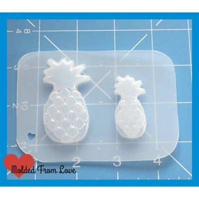 Retro Pineapples Handmade Plastic Mold Retro Pineapples Handmade Plastic Mold
