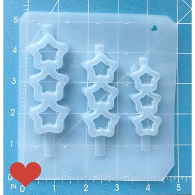 Kawaii Star Dango Shaker Handmade Plastic Mold Kawaii Star Dango Shaker Handmade Plastic Mold