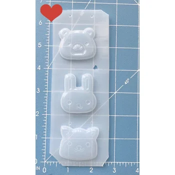3 Kawaii animal Heads Handma..