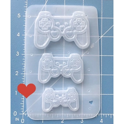 Kawaii Heart Controllers Handmade Plastic Mold