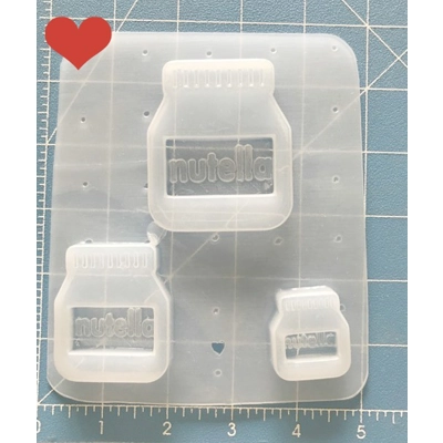 Kawaii Nut Spread Shaker Handmade Plastic Mold