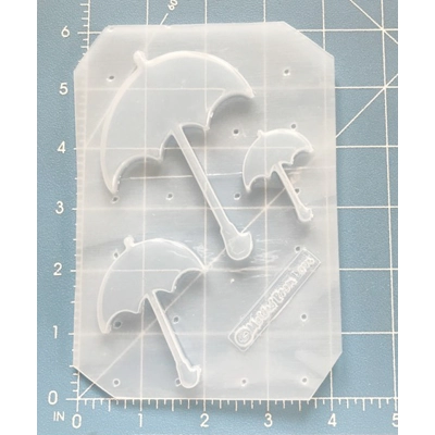 Set of 3 Mary Poppins Inspired Umbrellas Handmade Plastic Mold