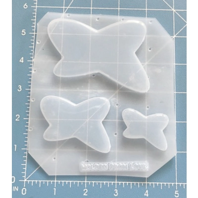 New Criss Cross Brooch Back Shapes handmade Plastic mold